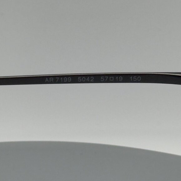 Giorgio Armani Eyeglasses Frames Only AR 7199 5042 57 19 150 Black Italy - Picture 7 of 11